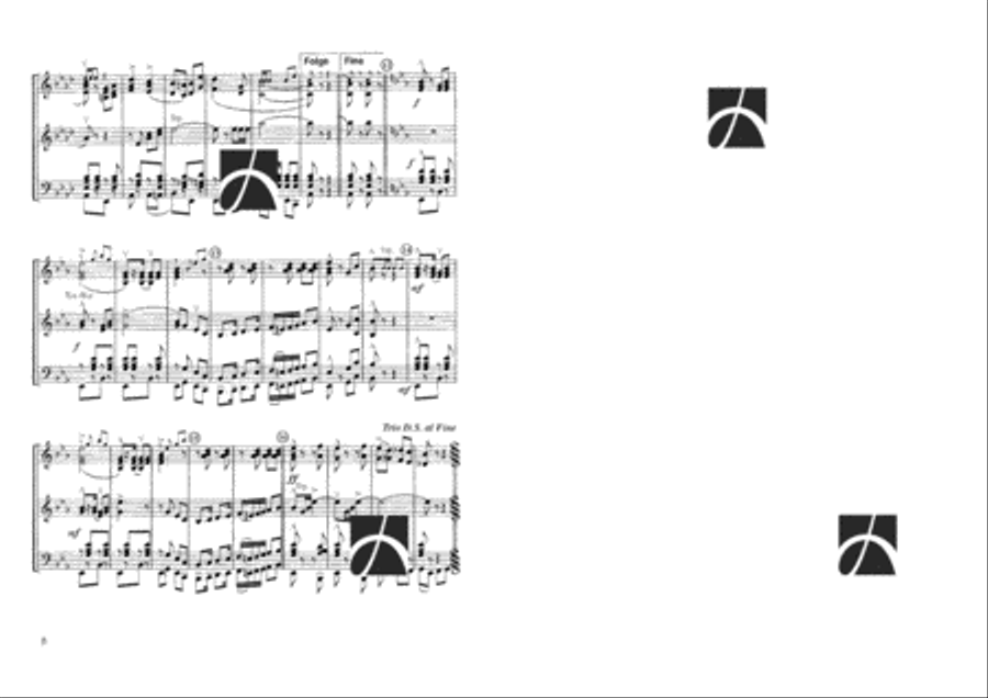 Böhmisches Fest Concert Band scores gallery preview page 4