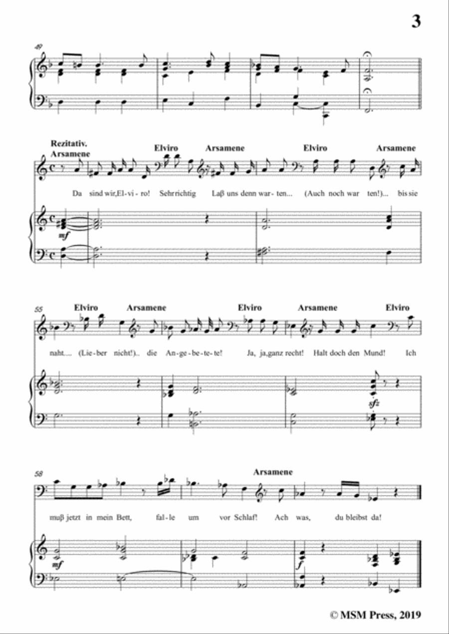 Handel-Arie,from Serse,HWV 40,No.1,for Voice&Piano Voice scores gallery preview page 5
