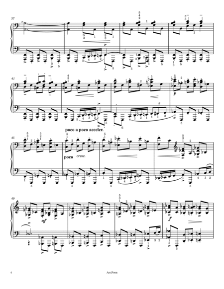 Rachmaninoff Etudes-tableaux, Op.39 No.6 - In A Minor Original For Piano Solo With Fingered image number null