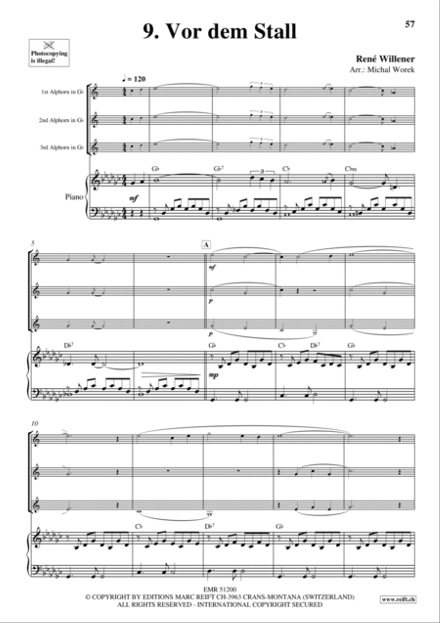 20 Alphorn Trios Volume 2 Brass Trio scores gallery preview page 19