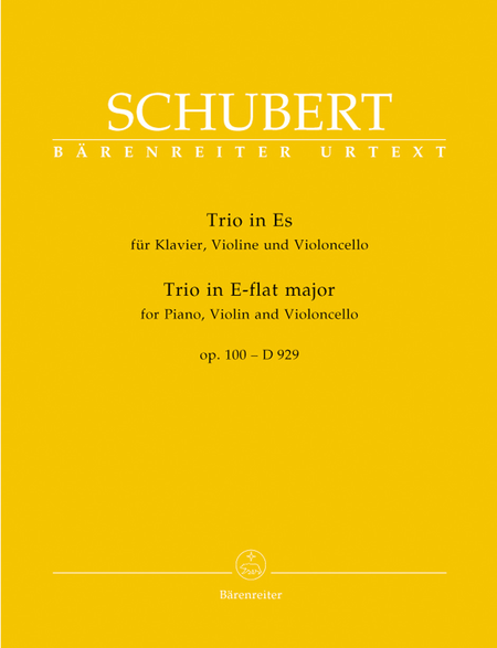 Franz Schubert: Piano Trio In Eb Major, D 929