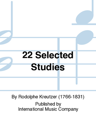 Book cover for 22 Selected Studies