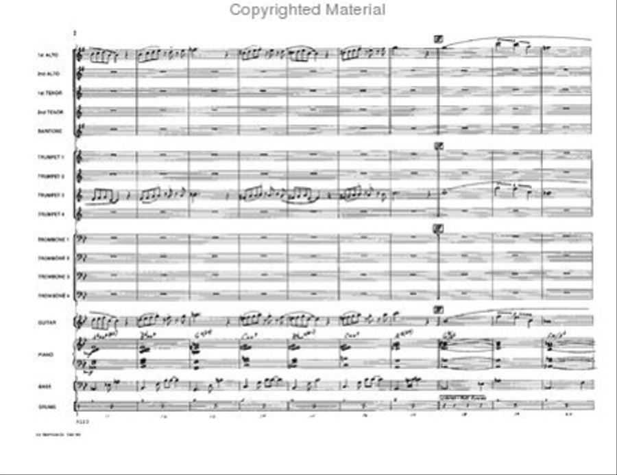Your Sister's Samba Your Sister's Samba Jazz Ensemble scores gallery preview page 3
