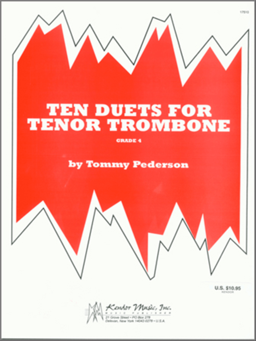 Ten Duets For Tenor Trombone Trombone Duet scores gallery preview page 1