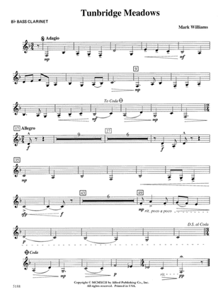 Tunbridge Meadows: B-flat Bass Clarinet
