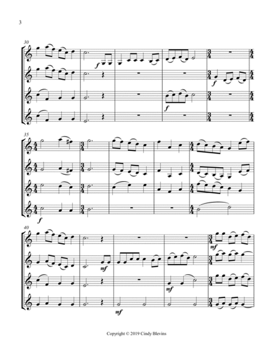The Twelve Days of Christmas, Clarinet Quartet image number null