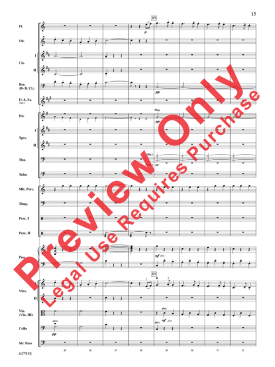 Danse des Ghazies Full Orchestra scores gallery preview page 16
