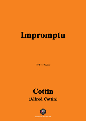Book cover for Cottin-Impromptu,for Guitar