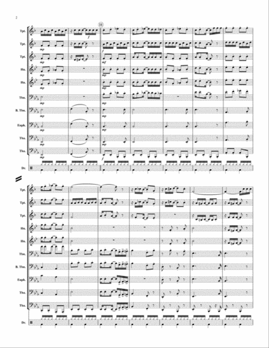 The Yellow Dog Rag Brass Ensemble scores gallery preview page 3