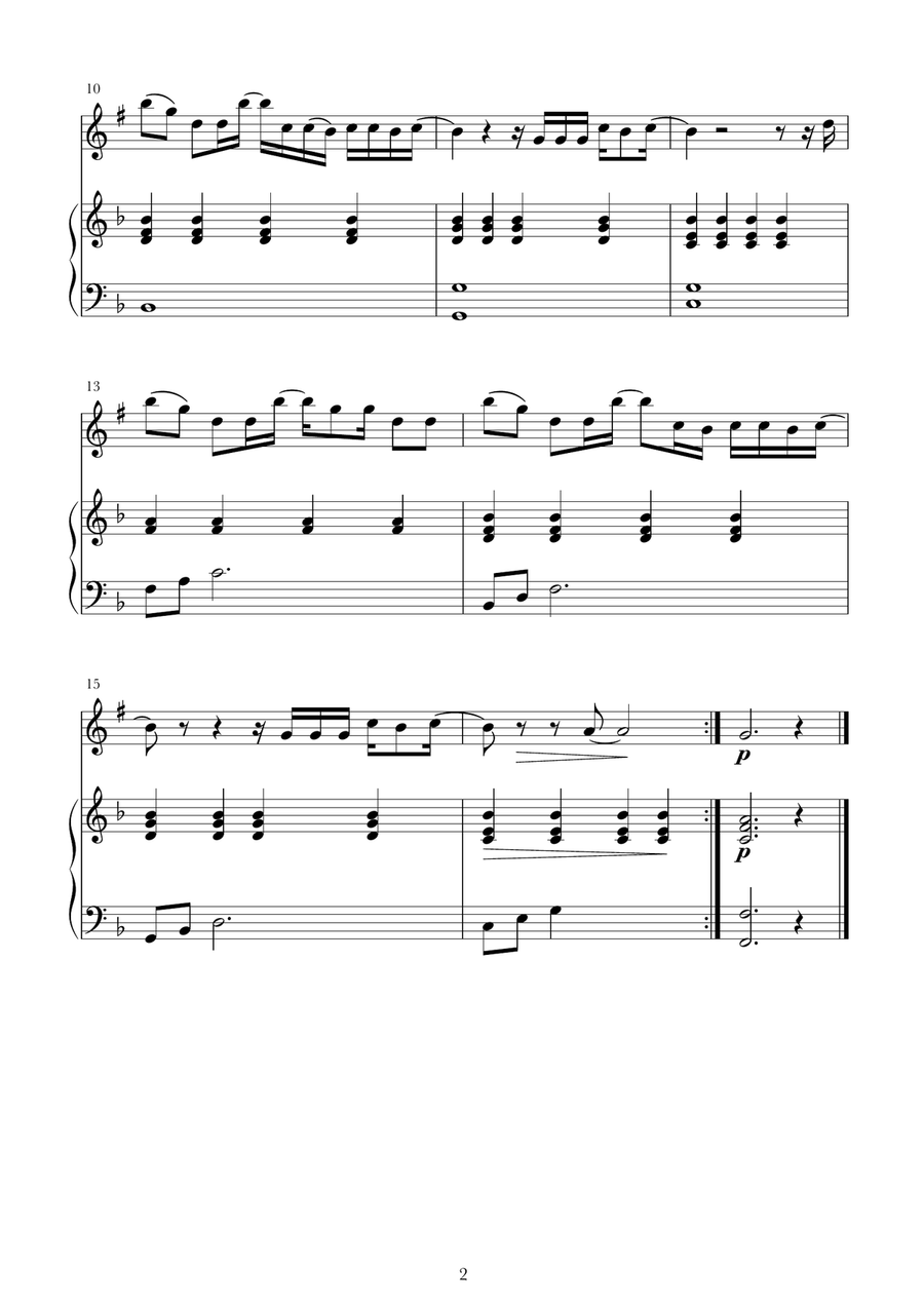 August B-Flat Clarinet scores gallery preview page 2