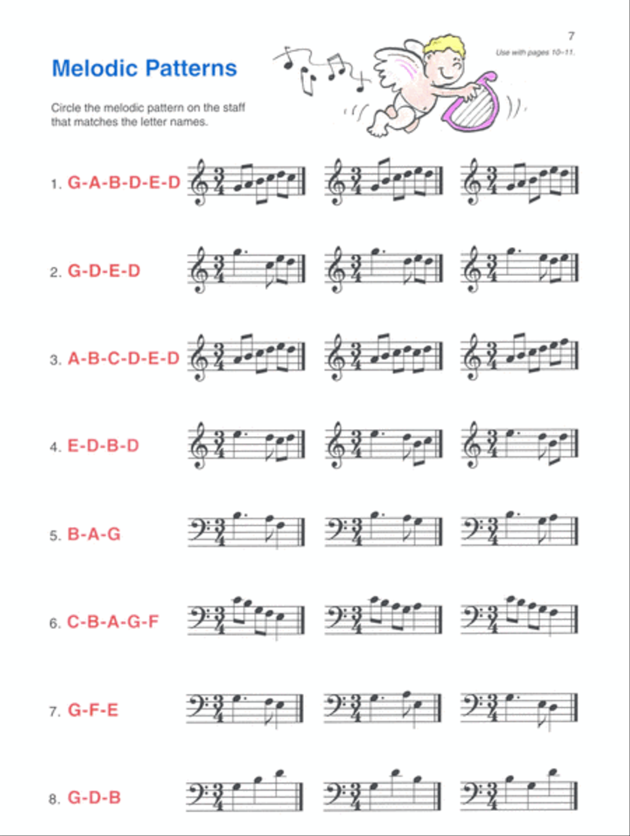 Alfred's Basic Piano Course Notespeller, Level 3 Piano Method scores gallery preview page 2