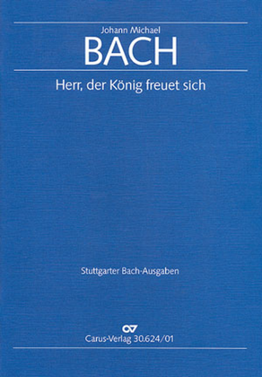 Book cover for Lord, the kings finds happiness (Herr, der Konig freuet sich)