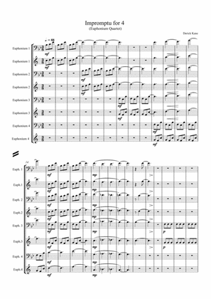 Impromptu for 4 (by Derick Kane) - Euphonium Quartet