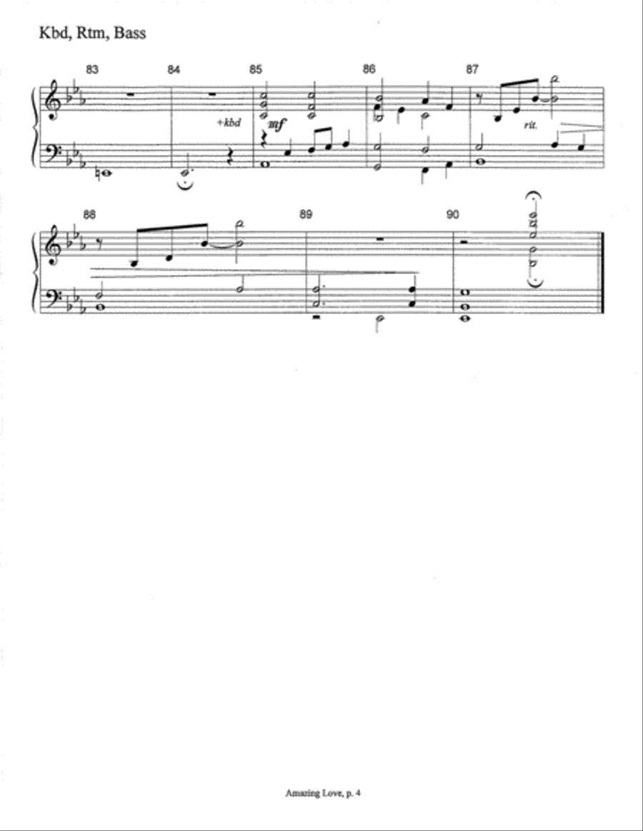 Amazing Love Choir scores gallery preview page 20