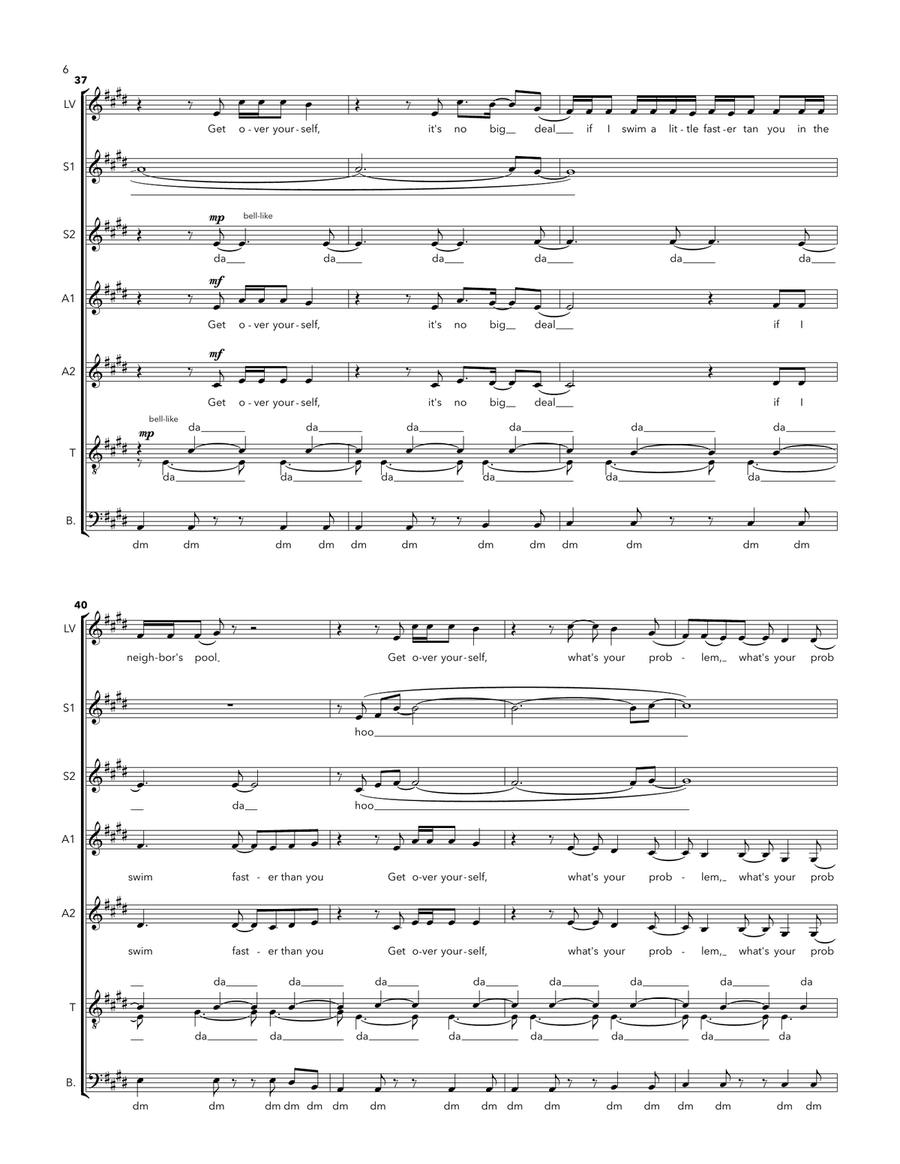 Might Not Like Me A Cappella scores gallery preview page 6