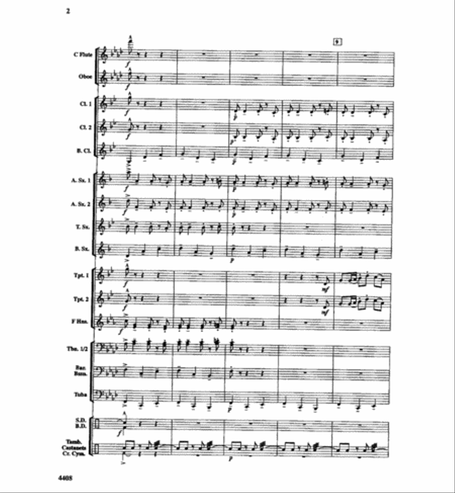 Escapada Escapada Concert Band scores gallery preview page 3