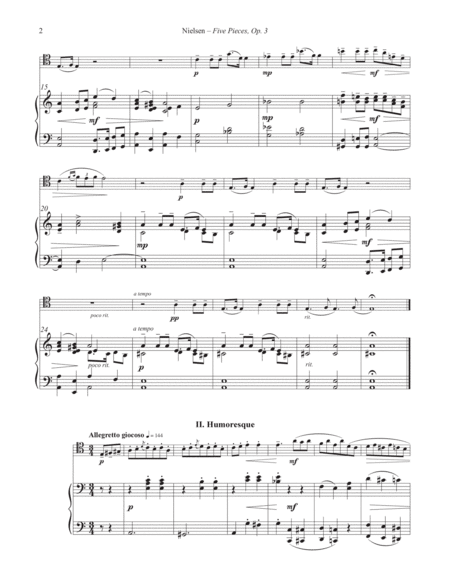 Five Pieces, Op. 3 for Trombone and Piano