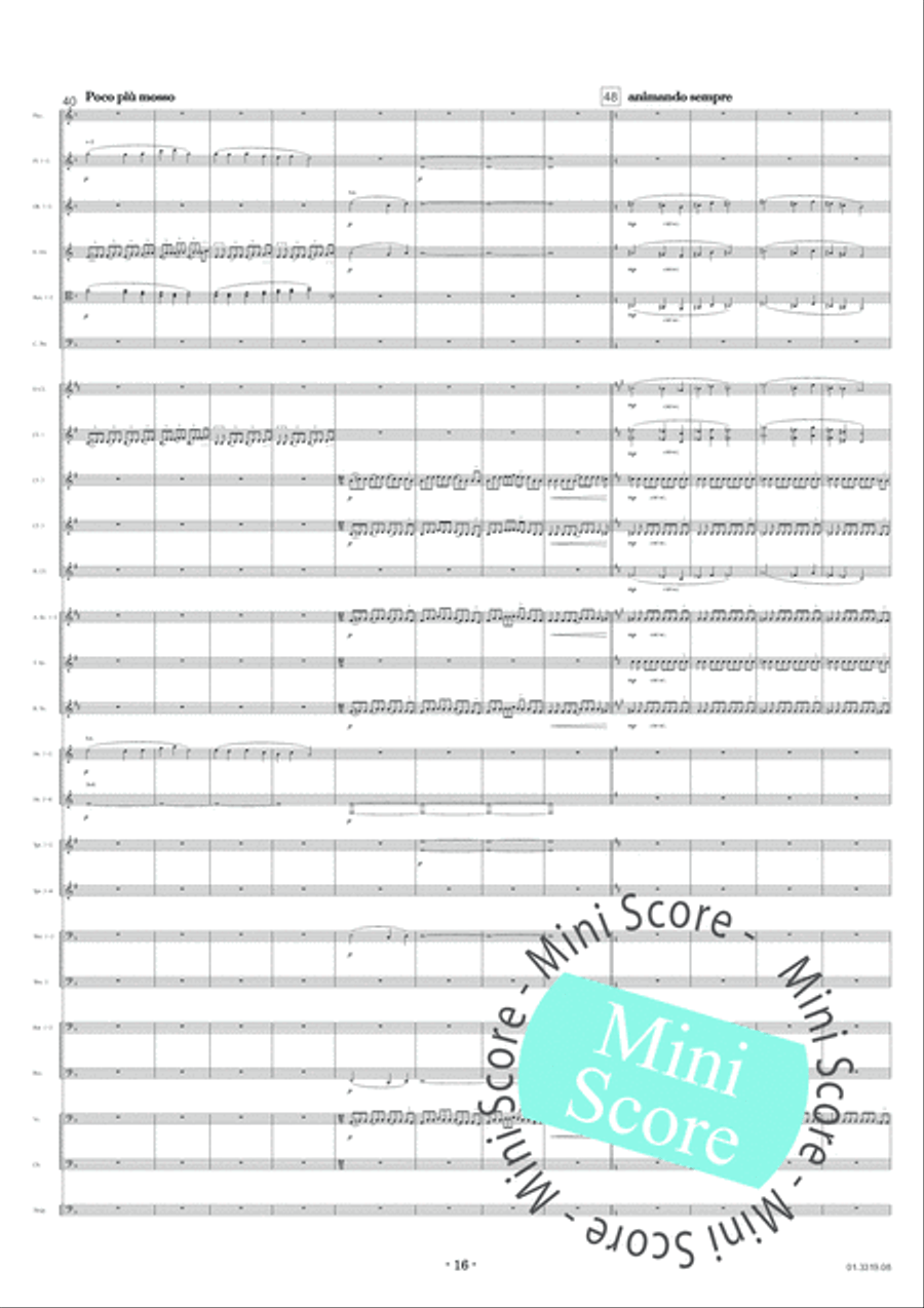 Feste Romane Concert Band scores gallery preview page 20