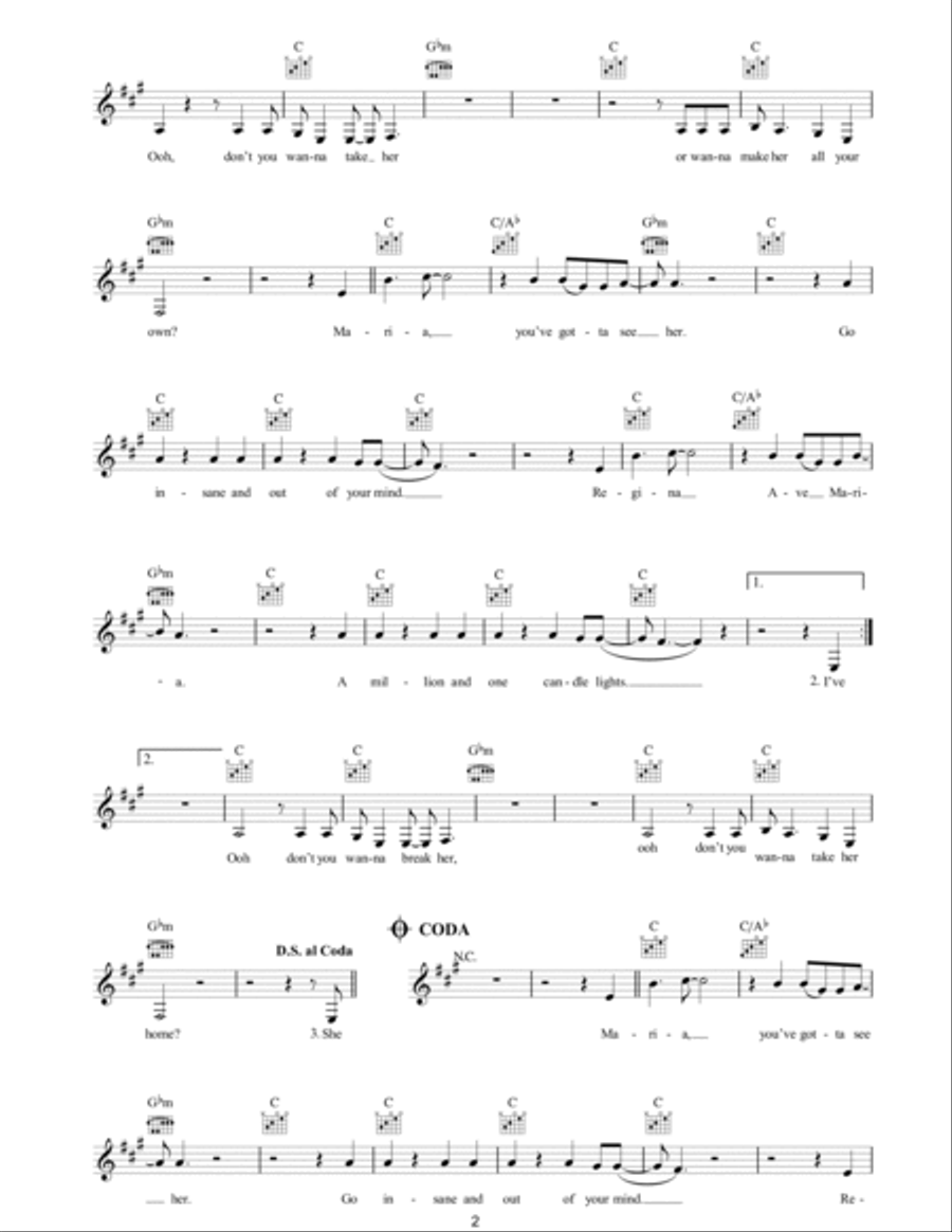 Maria Piano scores gallery preview page 2