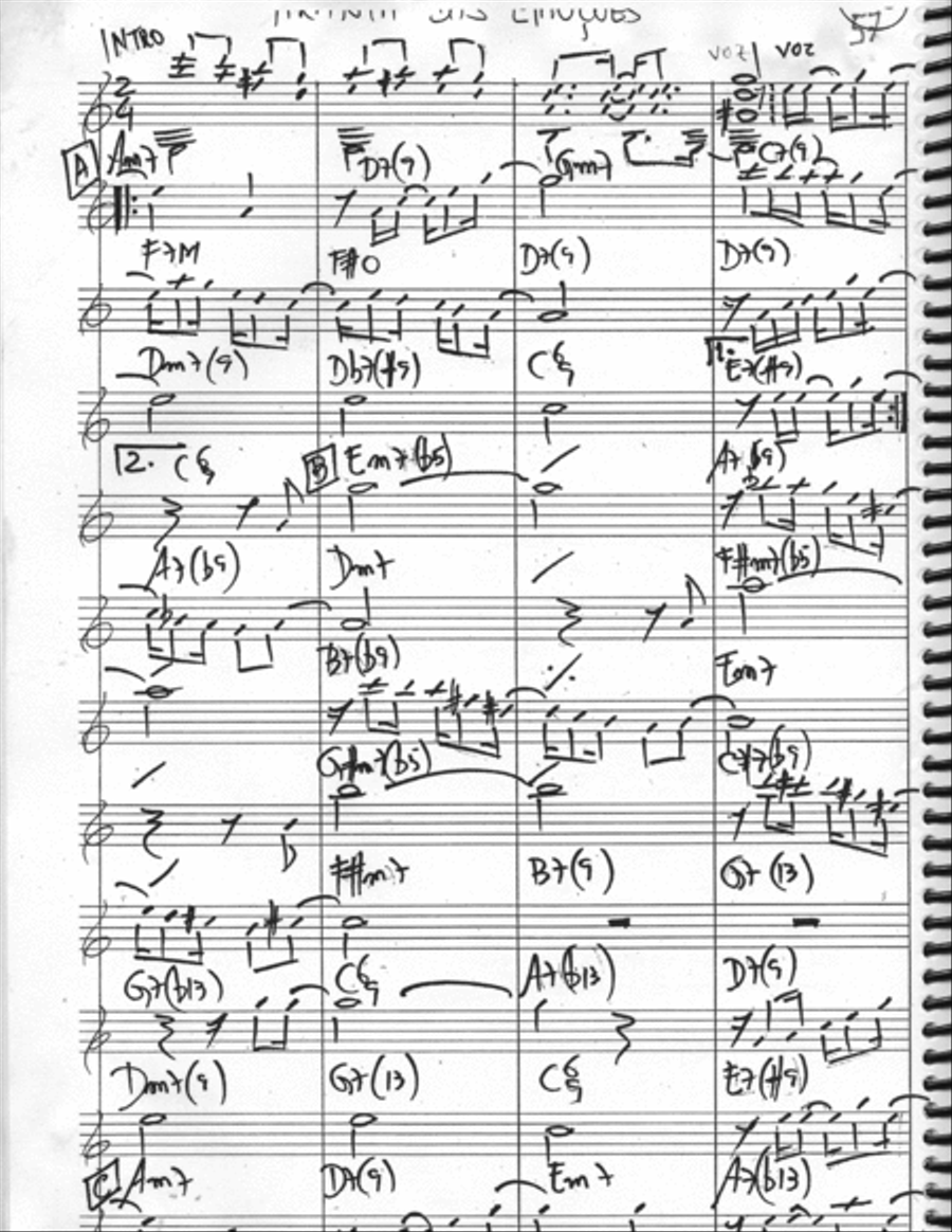 Tirania as Emoções Small Ensemble scores gallery preview page 1