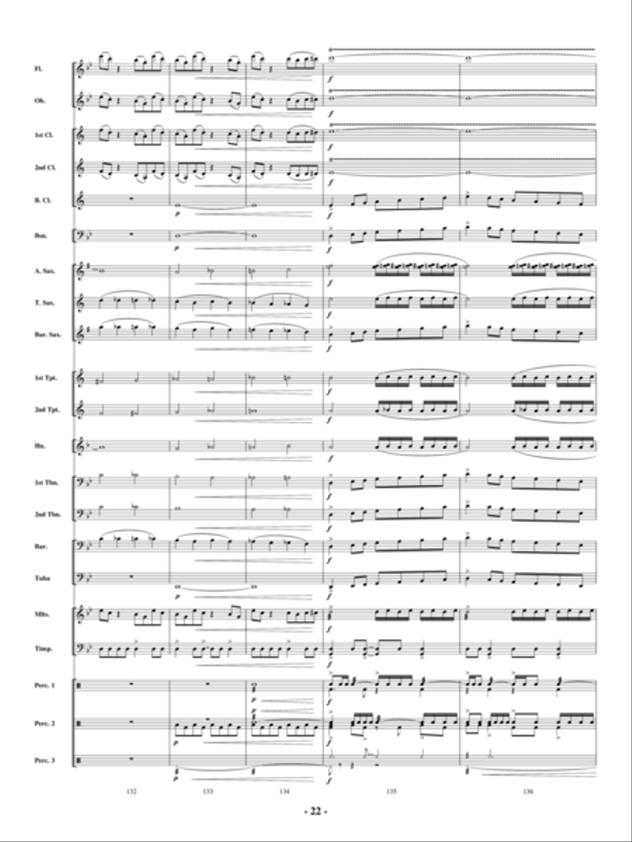 Repercussions Concert Band scores gallery preview page 21