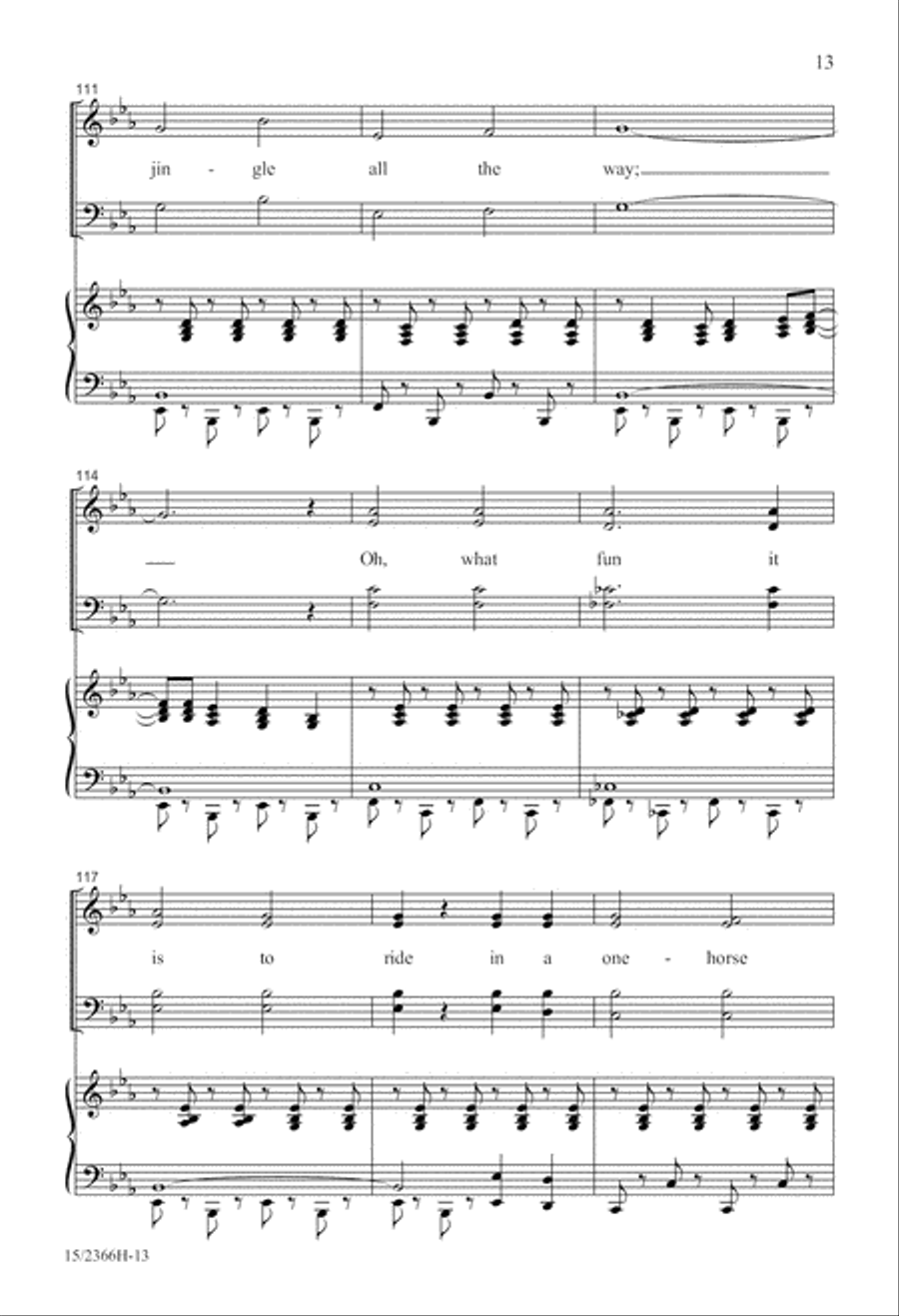 A Family Christmas Spectacular 4-Part scores gallery preview page 14