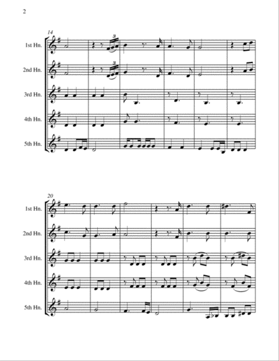 Christmas Time Brass Ensemble scores gallery preview page 5