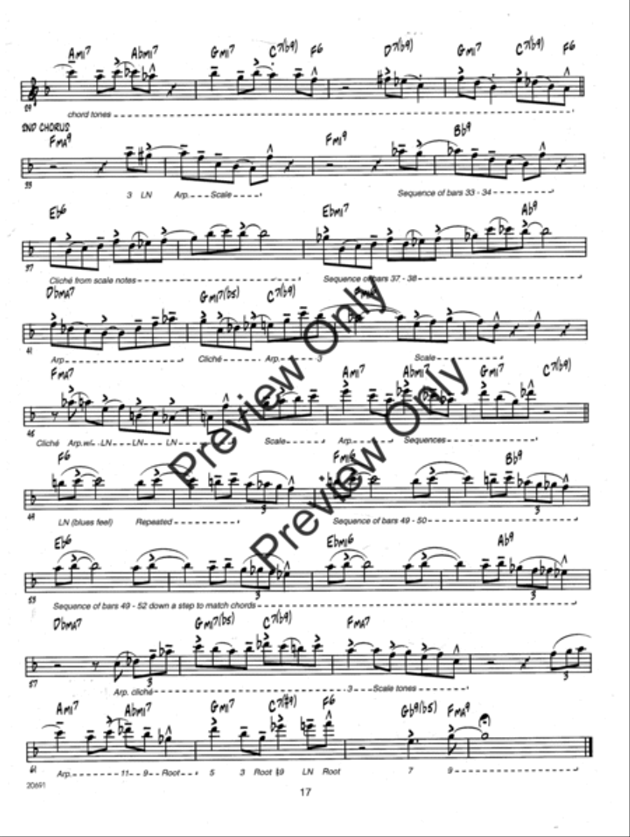 Effective Etudes For Jazz - Flute - Book with MP3 Downloads Jazz Ensemble scores gallery preview page 18