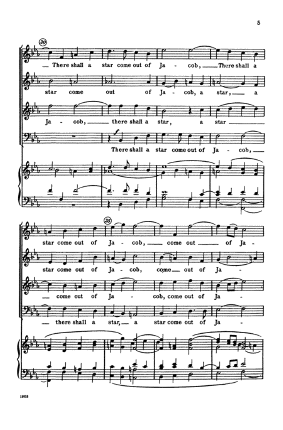 There Shall a Star Come Out of Jacob Choir scores gallery preview page 4