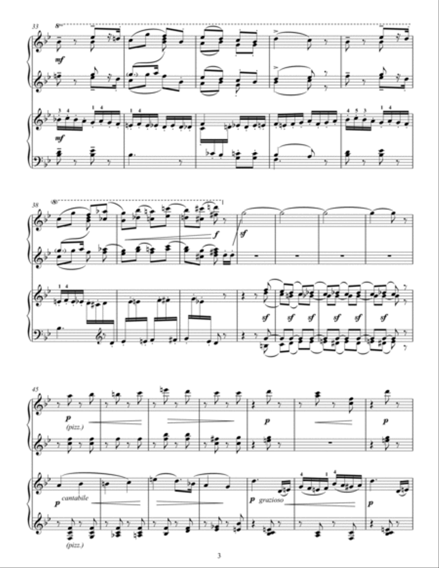 The Nutcracker Suite (complete) 1 Piano, 4-Hands scores gallery preview page 3