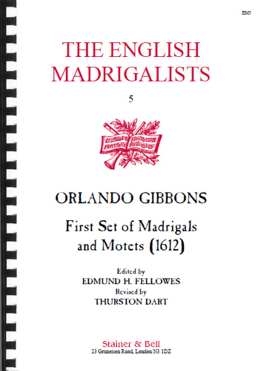 Madrigals and Motets for Five Parts (1612) 4-Part scores gallery preview page 1