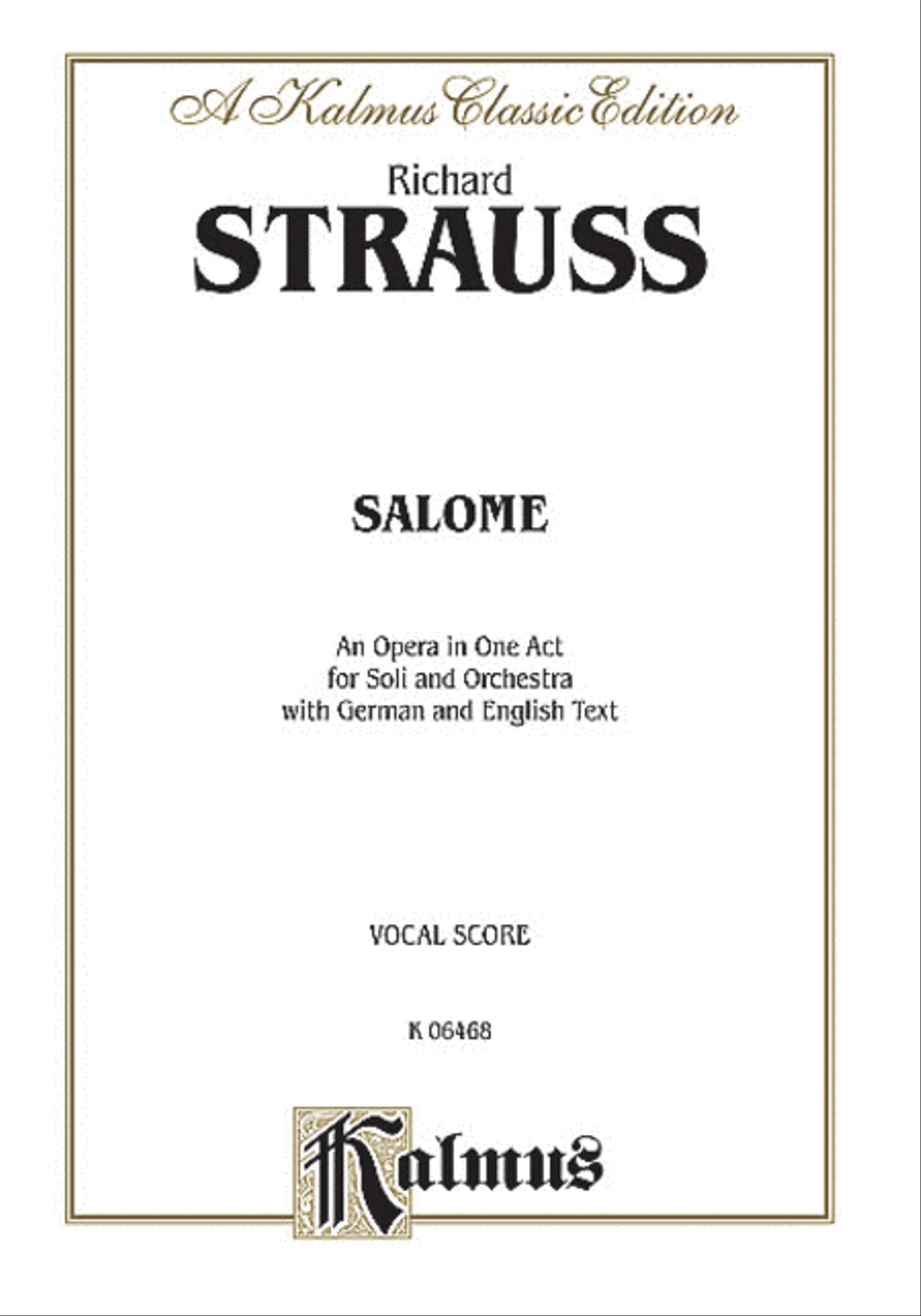 Salome Voice scores gallery preview page 1