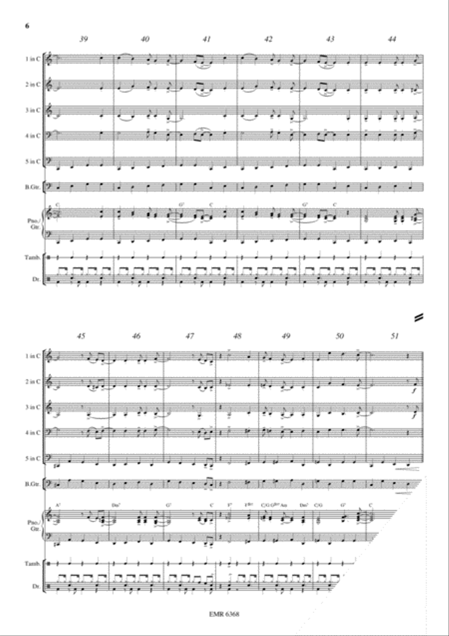 Joyful Christmas Brass Band scores gallery preview page 7