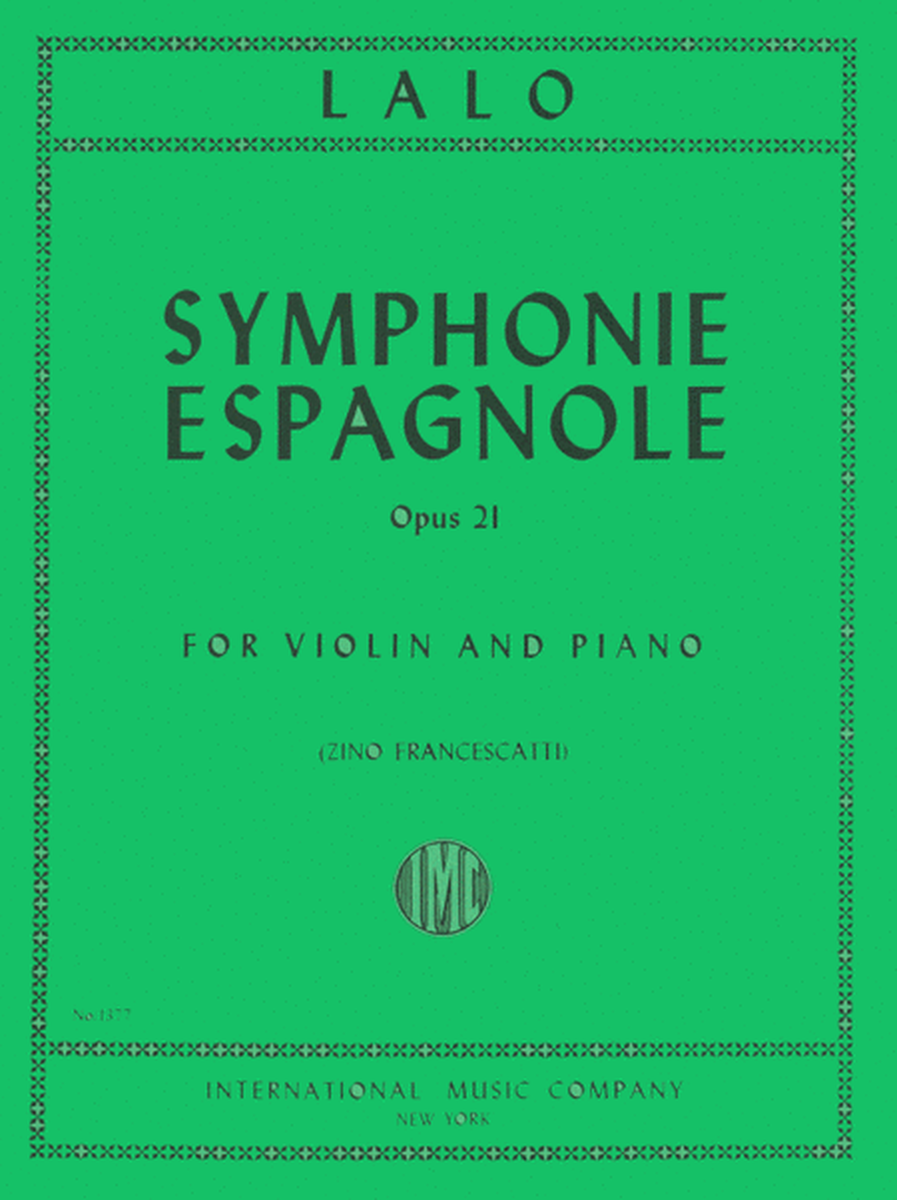 Symphonie Espagnole, Op. 21