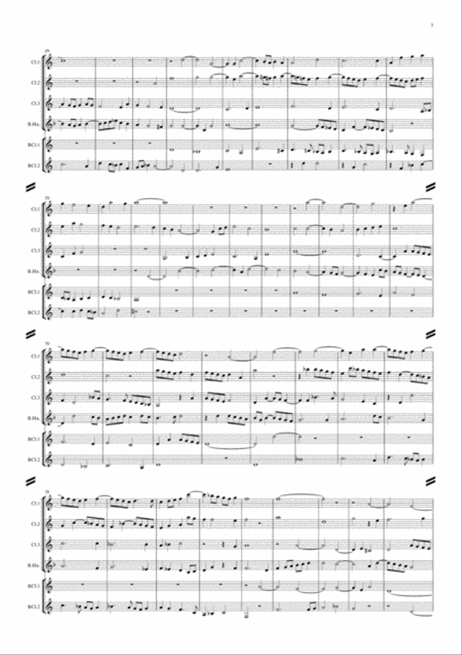 Jenkins - Fantazia No. 3 Woodwind Ensemble scores gallery preview page 3