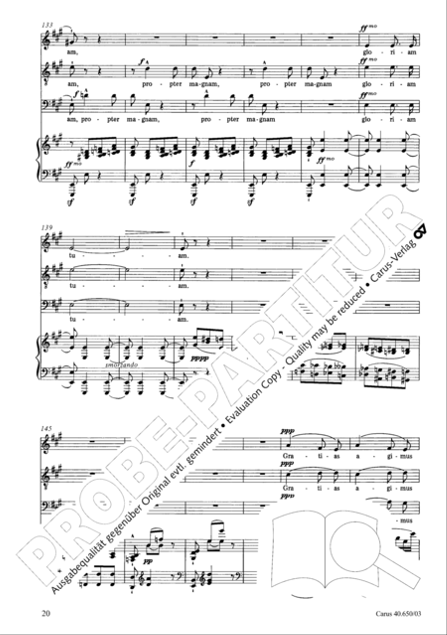 Petite Messe solennelle 4-Part scores gallery preview page 23
