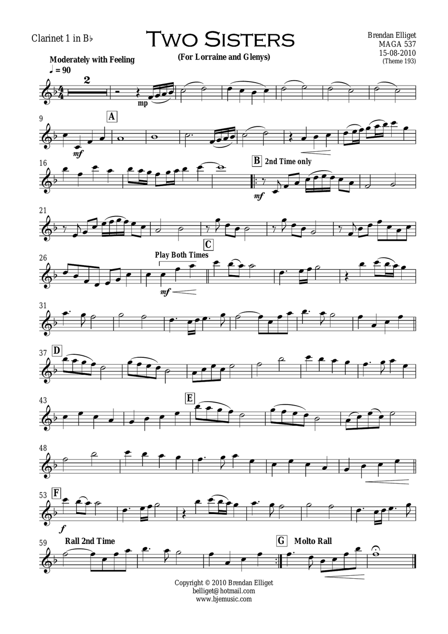 Two Sisters - Orchestra Score and Parts PDF Full Orchestra scores gallery preview page 5