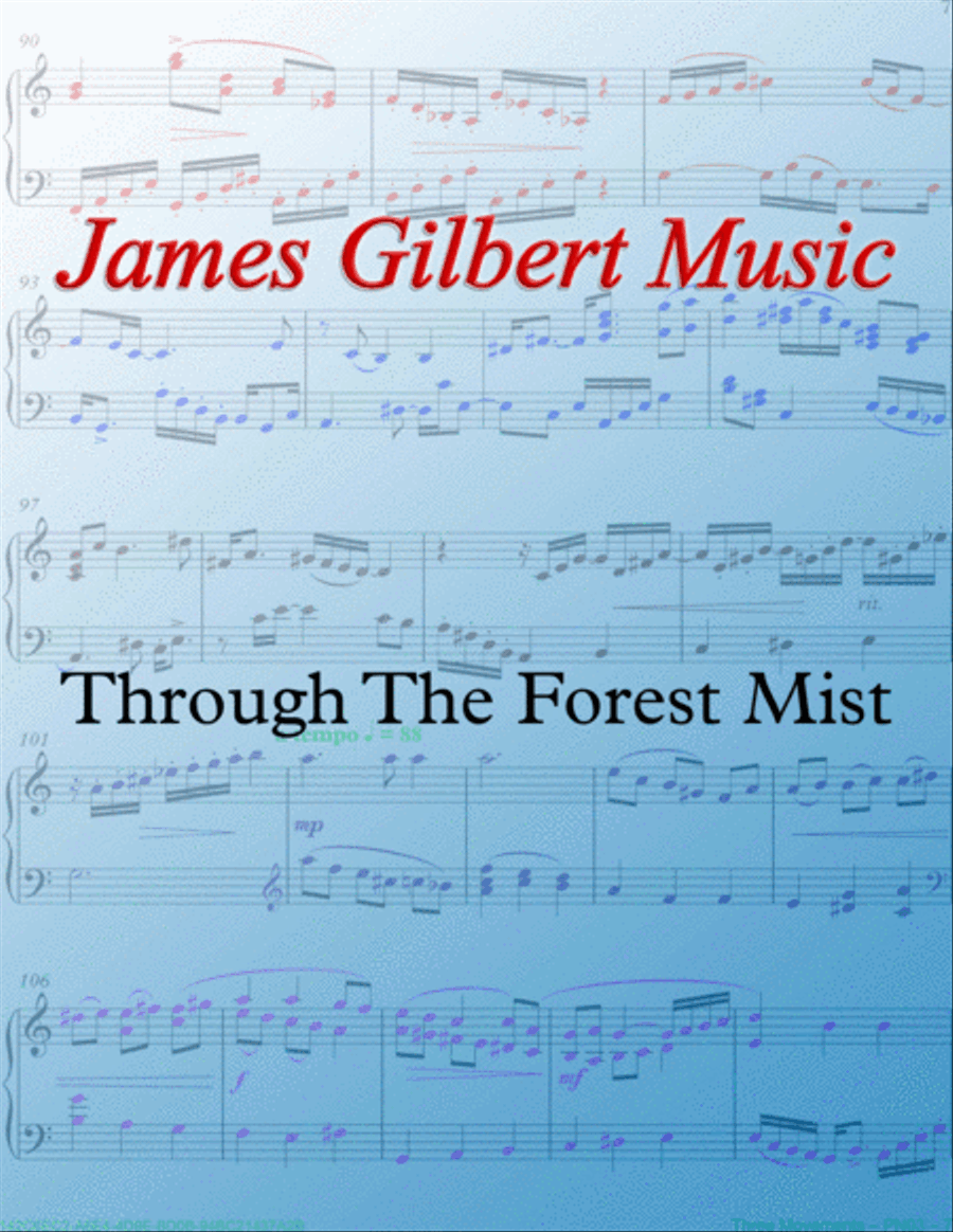 Through The Forest Mist Small Ensemble scores gallery preview page 1
