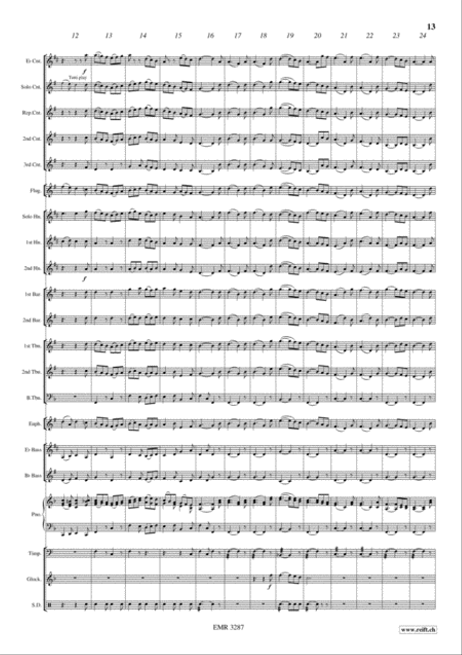 Royal Wedding Music Brass Band scores gallery preview page 9