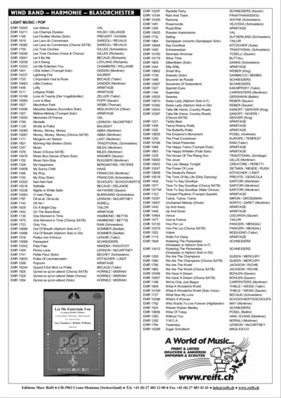 Latin Voyage Concert Band scores gallery preview page 15