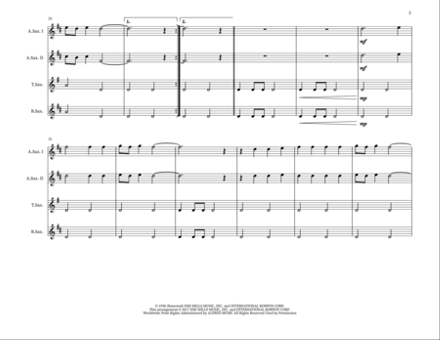 The Little Drummer Boy The Little Drummer Boy Small Ensemble scores gallery preview page 3