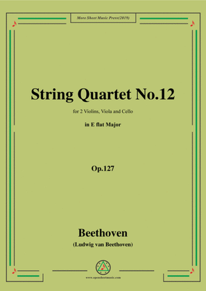 Book cover for Beethoven-String Quartet No.12 in E flat Major,Op.127