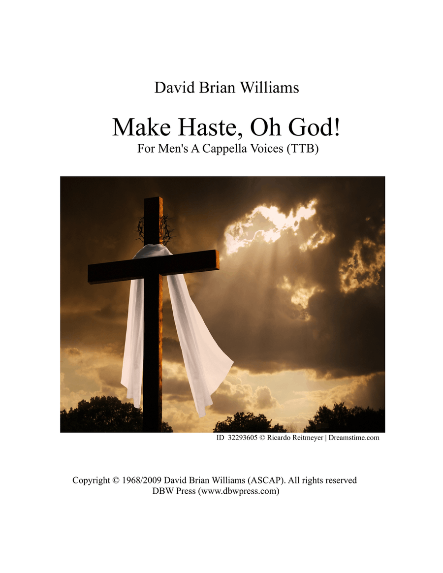 Make Haste Oh God! (For TTB Men's Choir) TTB scores gallery preview page 1