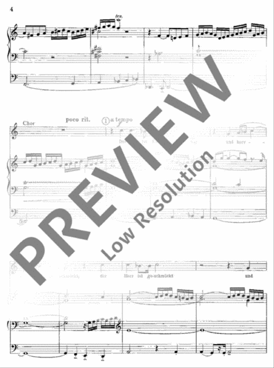 Der 93. Psalm Unison Choir scores gallery preview page 5
