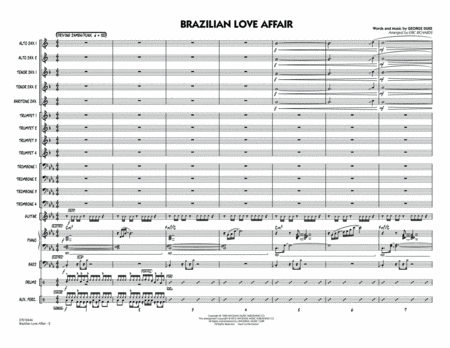 Brazilian Love Affair - Conductor Score (Full Score)