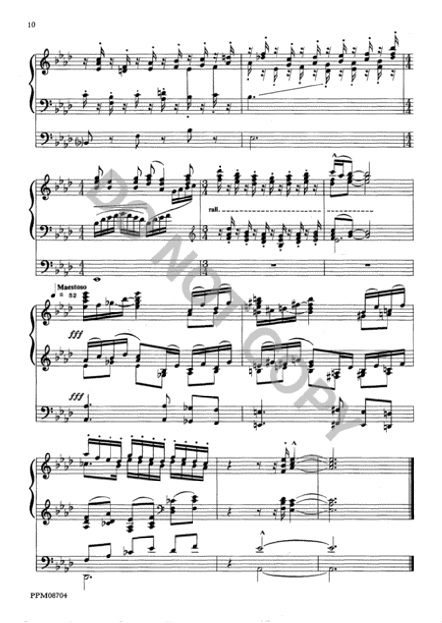 Toccata for Organ Toccata for Organ Organ Solo scores gallery preview page 11