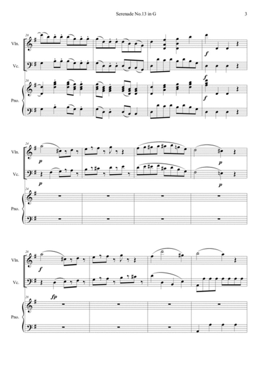 Serenade No.13 "Eine Kleine Nachtmusik" in G major, K.525 4.Rondo (Hard Version) image number null