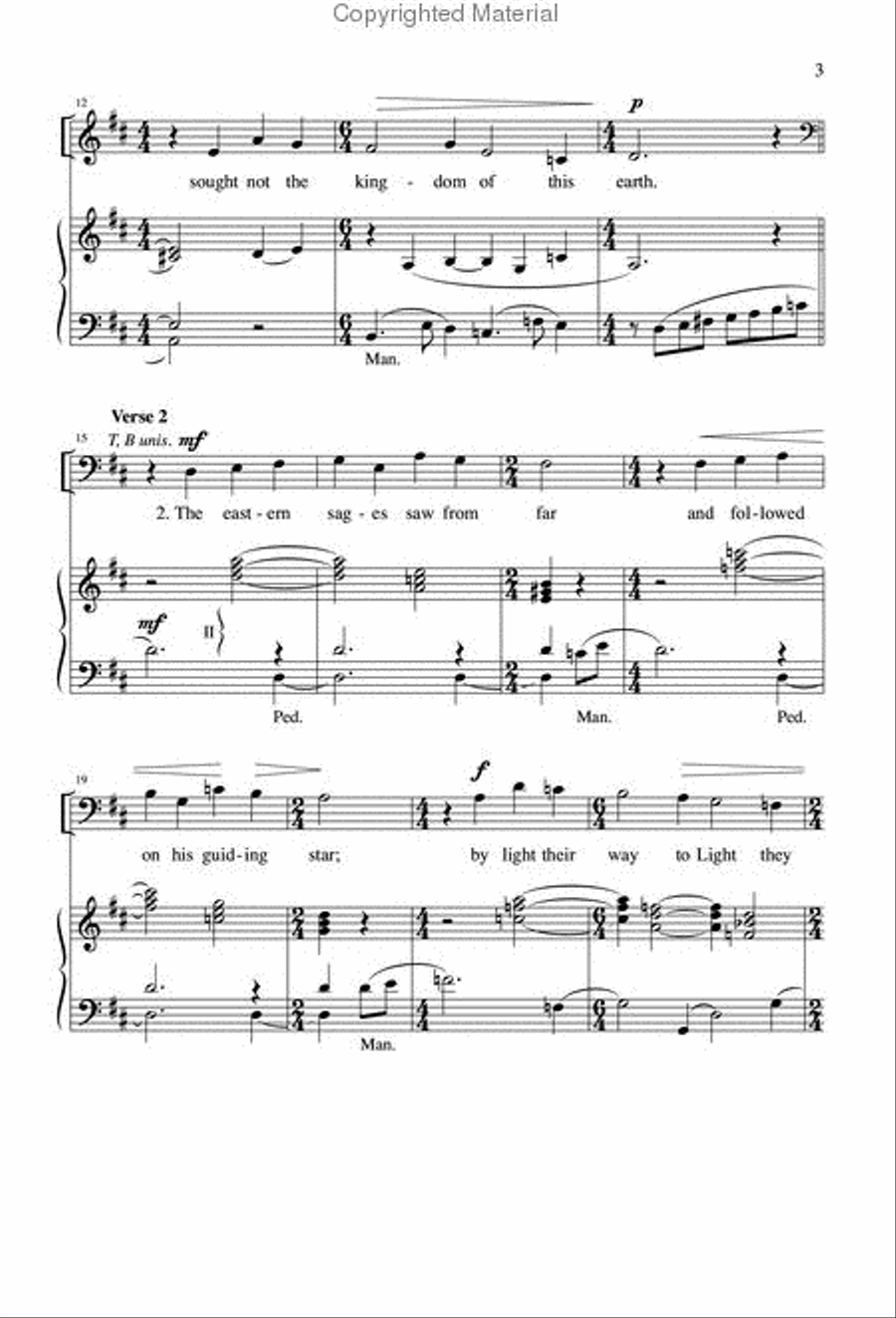 For This Thy Glad Epiphany 3-Part scores gallery preview page 3