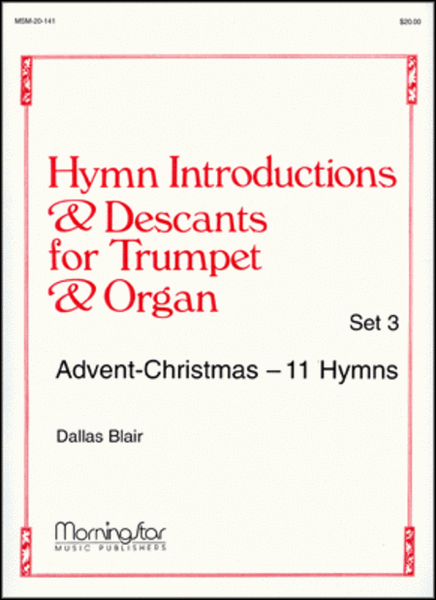Hymn Introductions and Descants for Trumpet and Organ, Set 3 image number null