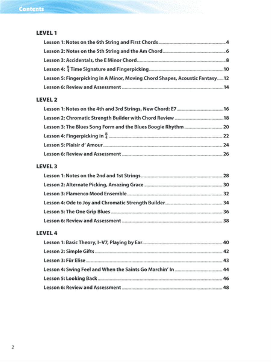 Sound Innovations for Guitar, Book 1 Guitar scores gallery preview page 3